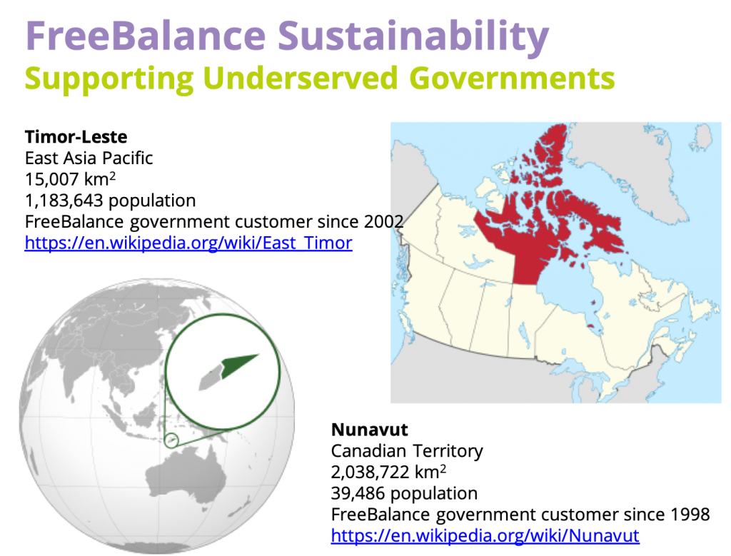 FreeBalance Sustainability Supporting Underserved Governments