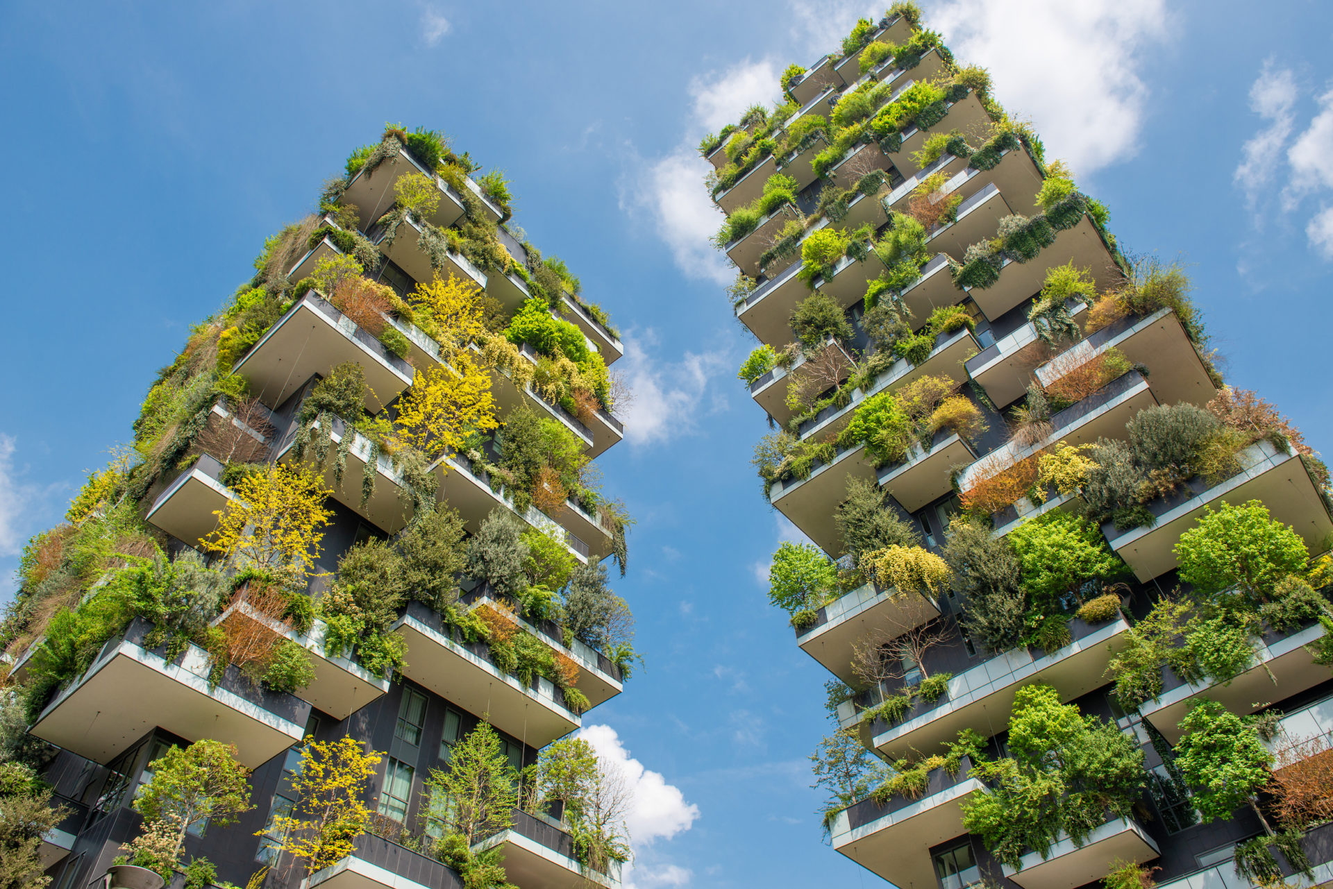 Houses with Garden on the Terrace, Milan, Italy