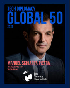 FreeBalance's President & CEO Manuel Schiappa Pietra recognized in the 2026 Tech Diplomacy Global 50 for leadership in digital governance and public stewardship.